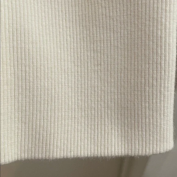 Holiday clean out!! VARLEY Maguire Cream Ribbed Quarter-Zip Sweater SMALL EUC - Picture 7 of 10
